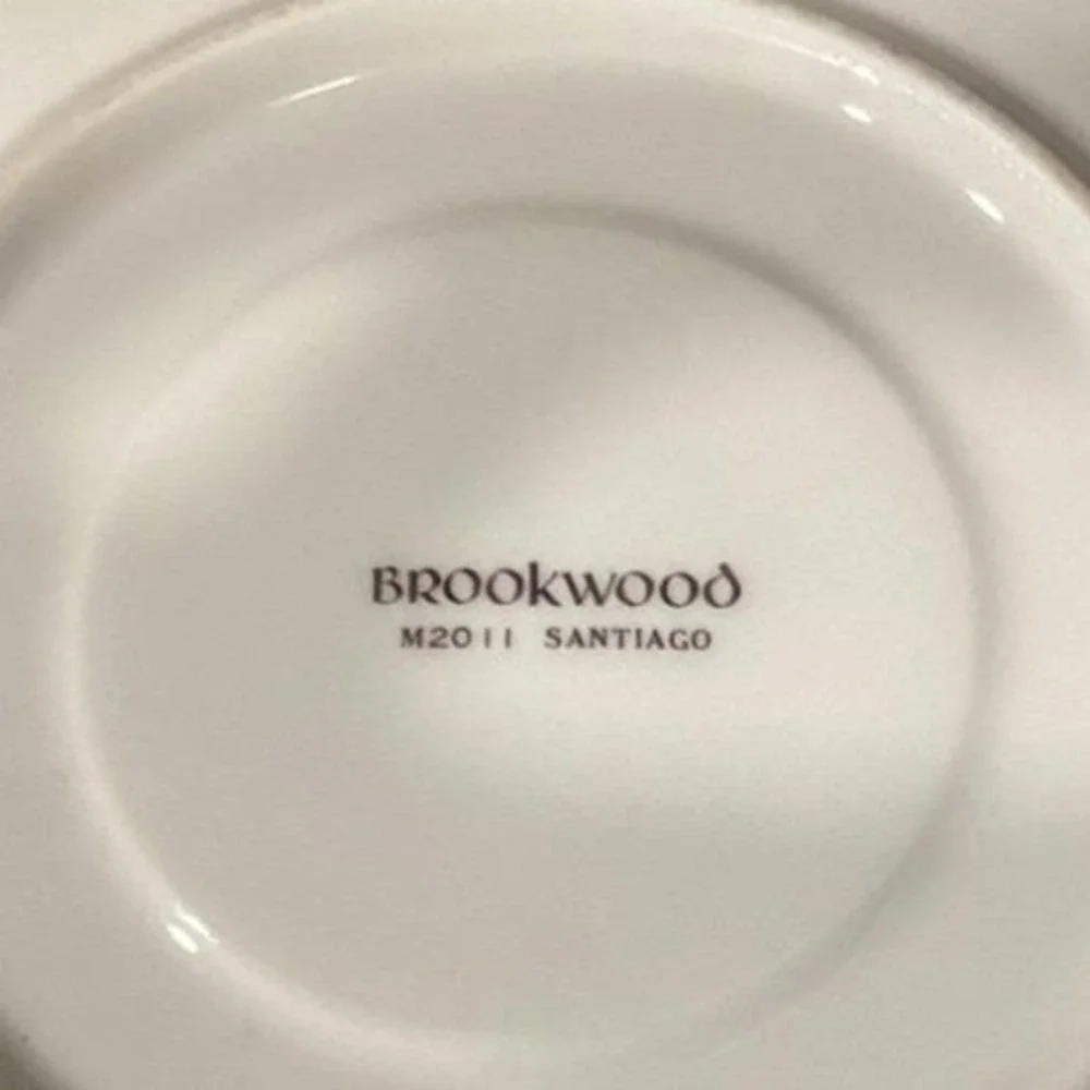 Brookwood Porcelain by Interpace Corporation‎ M2001 Santiago 2 Cups & Saucers